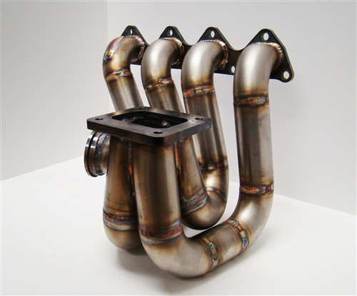 Turbo Manifold Design Tubular Log Equal Length Turbocharger Forced Induction T3 T4